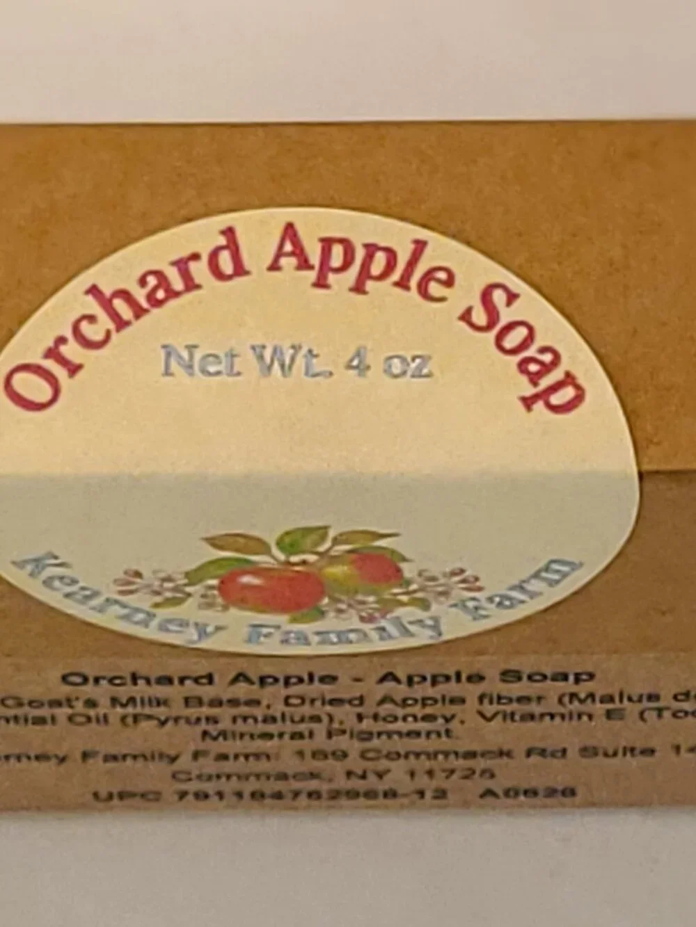 Orchard Apple Heritage Block Hand Poured Goat Milk Soap Bar